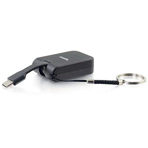 C2G USB Adapter, HDMI Adapter, USB C to HDMI, Travel Adapter, Black, Cables to Go 26872