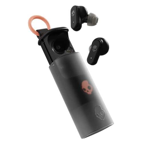 Skullcandy Dime Evo Wireless Earbuds, Bluetooth Headphones, Noise Isolating Fit, Up to 36 Hours Battery, Microphone for iPhone Android, Easy Carry