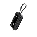 Anker Portable Charger, 10,000mAh 30W Power Bank, USB-C in and Out Fast Charging Battery Pack, Travel Essential Phone Power Bank, for iPhone 17/16