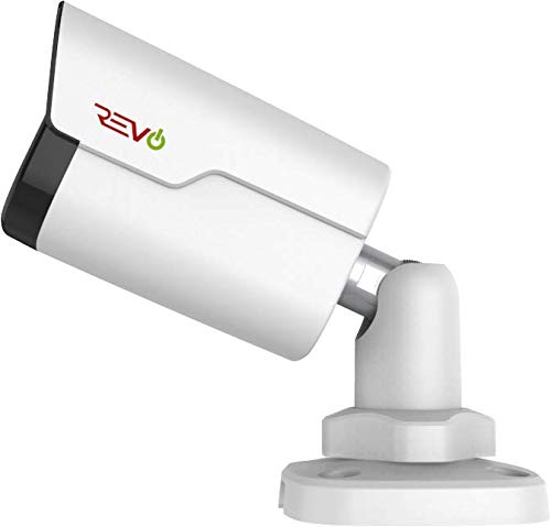 REVO Ultra 4CH 4K POE H.265 NVR, 1TB & 2X 2K (4MP) Indoor/Outdoor IR Cameras with Built-in Mic - Remote Access Via Pc, Mac & Phone (No Monthly Fee)