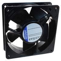 EBM-PAPST 4800Z AC Fans 119x38mm 115VAC 60Hz 61.7CFM 12W 1800RPM 28dBA SB, 2 Terminals, Metal Frame