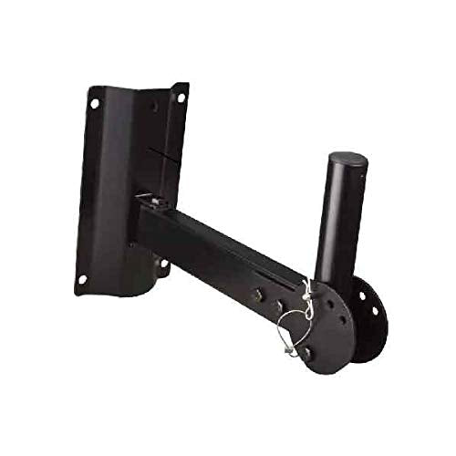 XPIX Speaker Stand Wall Mount (Black) Perfect for Entertaining from Home or Using Speakers for a Home Theater