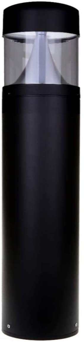 HARRRRD LED Bollard Landscape Lights 25" 10W 5000K 120V-277V Commercial/Residential Modern Ballard Lighting Fixture for Garden, Pathway, Driveway