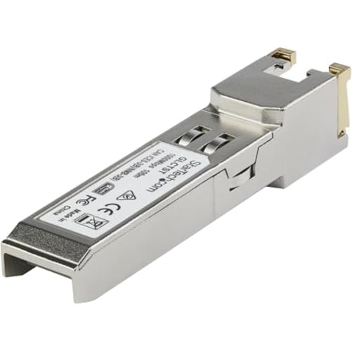 StarTech.com Juniper RX-GET-SFP Compatible SFP Module - 1000BASE-T - SFP to RJ45 Cat6/Cat5e - 1GE Gigabit Ethernet SFP - RJ-45 100m - (RXGETSFPST)