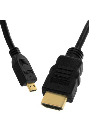 Micro HDMI (Type D) to HDMI (Type A) Cable For Amazon Kindle Fire HD 8.9 Tablet - 6 Feet (Package include a HandHelditems Sketch Stylus Pen) (NOT