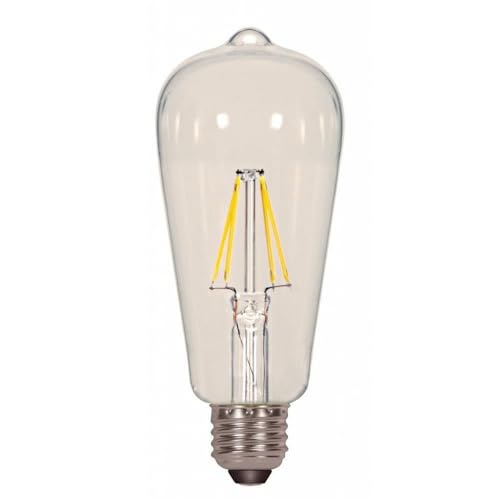 Satco S8851 Medium Bulb in Light Finish, 5.50 inches, Clear