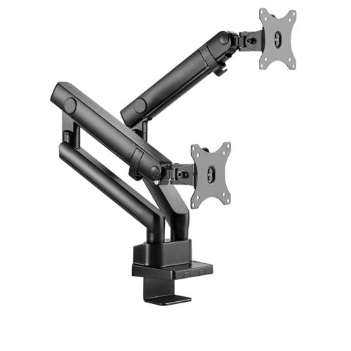 Amer Mounts Adjustable Monitor Arm, inch Up to 32-inch, Black (HYDRA2B)