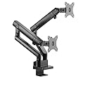 Amer Mounts Adjustable Monitor Arm, inch Up to 32-inch, Black (HYDRA2B)