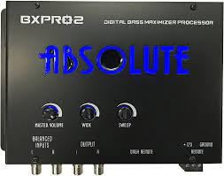 Absolute USA BXPRO2 Epicenter Digital Bass Maximizer Processor with Dash Mount Remote Control & 4Gauge Amp Kit