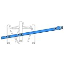 Genuine ROHN UHF25G Side Arm Mount for UHF & FM Antennas