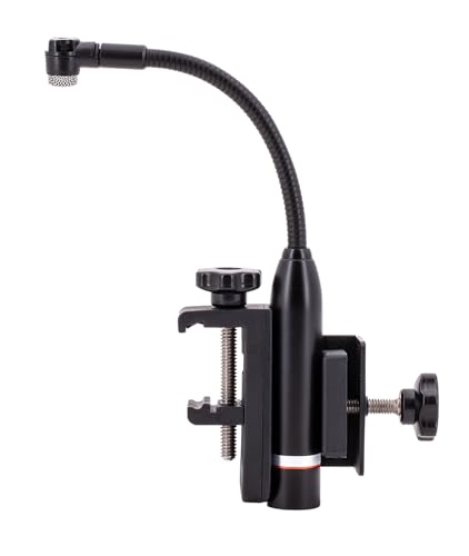 CAD Audio C98 Cardioid Condenser Gooseneck Drum Mic with Rim Mount - Low Noise, High SPL, Mic-Stand-Free Design