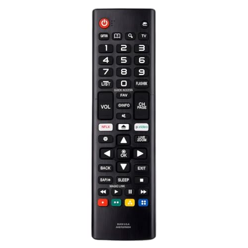 AKB75375604 LG TV Remote Control Replacement for Smart TV - Easy Setup Remote, Streaming Shortcuts - Works with LG 4K, UHD, LED, OLED Smart HDTV