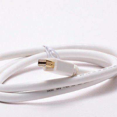 3Ft (3 Feet) Mini Displayport/Thunderbolt to DVI-D (24+1) Male to Male with Gold Connectors