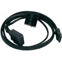 Silverstone Tek Sleeved Slim-SATA to SATA Adapter Cable (CP10)