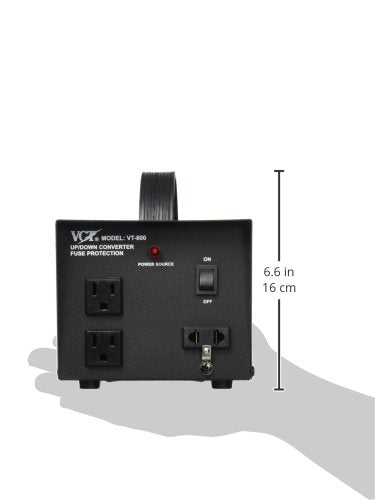 VCT VT-800 Heavy-Duty Voltage Transformer 800 Watt Step Up/Down Converter for 110 Volt - 220V / 240 Volt