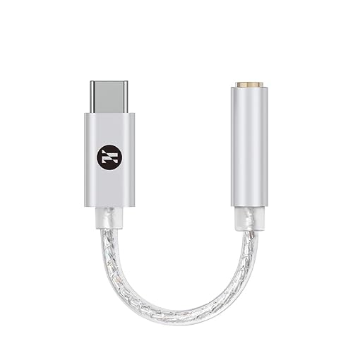Girftu JCALLY JM12 Type C USB C to 3.5mm DAC Chip KT02H20 Dongle DSD128 Silver-Plated Conductor Digital Audio Adapter