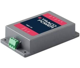 TRACO POWER TMDC 40-7211H DC-DC Converter; Encapsulated; 40W; 5.1V@8A; 80-160V in; TMDC 40H Series