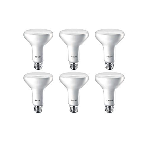 Philips LED Dimmable BR30 Light Bulb: 650-Lumen, 2700-Kelvin, 11-Watt (65-Watt Equivalent) E26 Base, Frosted, Soft White, 6-Pack