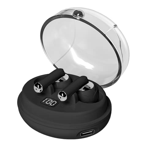 GabbaGoods TrueBuds Chrome Wireless Earbuds, Bluetooth 5.3, 20Hrs Playtime, LED Power Display Charging Case,Touch Control, Voice Assisstant…