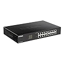 D-Link Ethernet Switch, 16 Port Easy Smart Managed Gigabit Network Internet Desktop (DGS-1100-16V2)