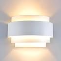 LightInTheBox Modern Wall Sconce Indoor Wall Light Fixture Half Moon Metal Wall Lamp White for Stair Hallway Home Theatre Bedroom (1PCS)