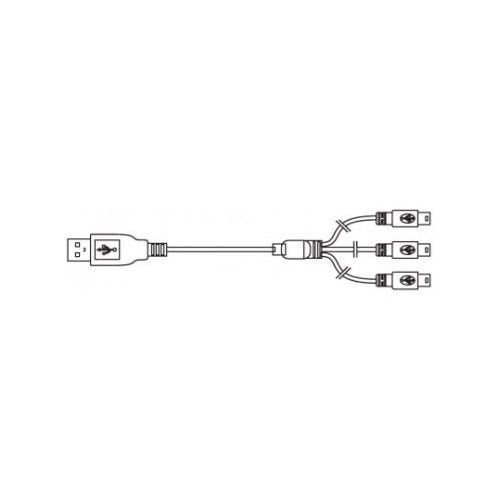XP Deus Cable USB 3 Mini B Charge Headphone Remote and Search Coil DCUSB3