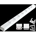 24” Hardwired Power Strip (NO Power Cord), 6 Vertical Outlets (NOT Tamper Resistant), NO Ears (Without mounting tabs), 15A (NOT a 20 Amp Unit), USB