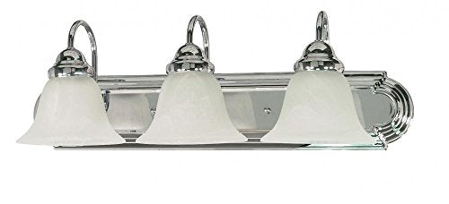Nuvo Lighting 60/317 Traditional Three Light Vanity from Ballerina Collection in Chrome Finish