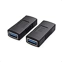 Cable Matters 2-Pack USB 3.0 Coupler USB Female to Female Adapter Gender Changer