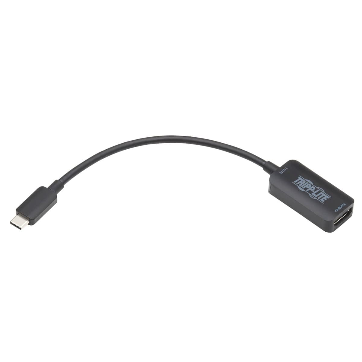 Tripp Lite USB C to HDMI Adapter Cable 4K 60Hz M/F Thunderbolt 3 DP 1.2 6in (U444-06N-HDR-B)