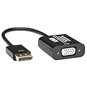 Tripp Lite Eaton Tripp Lite DisplayPort to VGA Adapter Cable Active Converter, Displayport 1.2, DP to VGA, 6 inches / 15.2 Centimeters, 3-Year