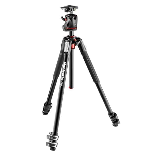 Manfrotto 190XPRO Aluminum 3-Section Tripod Kit with Ball Head (MK190XPRO3-BHQ2)
