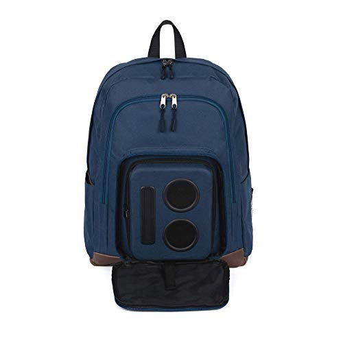 Super Real Bluetooth Speaker Backpack With 20-Watt Speakers & Subwoofer for Parties/Festivals/Beach. Works with iPhone & Android (Blue)