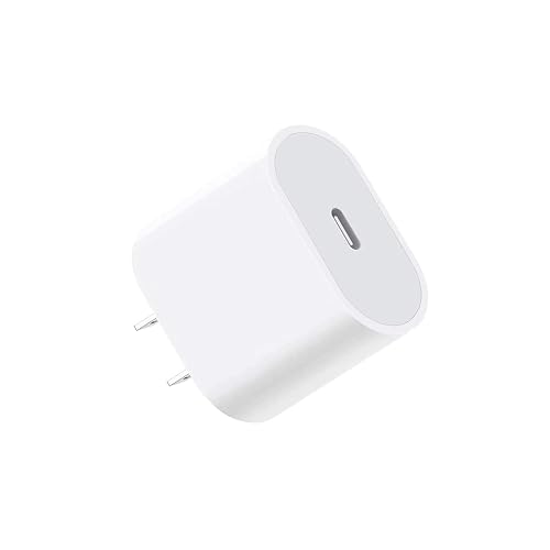 HAODEXING Wall Charger USB C Charger Block USB-C 20W Power Adapter with Fast Charging Function Compatible iPhone 17Pro/17 Pro Max/17