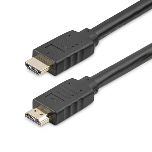 StarTech 30ft Active HDMI 2.0 Cable, 4K 60Hz, HDR, 18Gbps, Black