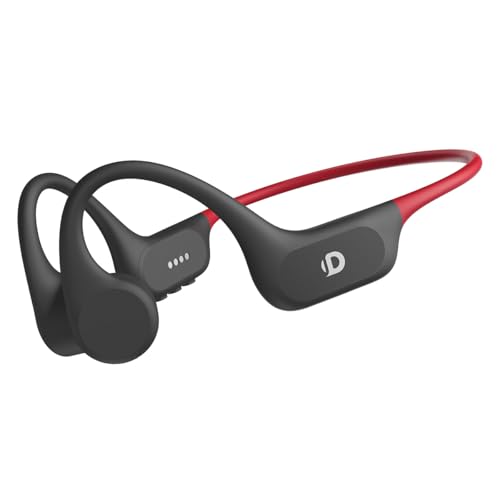DEMICEA Open Ear Sport Headphones, Soft Silicone Wireless Bone Conduction Earphones, Powerful Bass, 10H Lasting, Multipoint Capable, Quick Charge…
