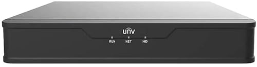 UNV UN-NVR301-08X-P8 8-Channel 8-PoE Ultra265 Network Video Recorder, Support Ultra 265/H.265/H.264 Video Formats, 8-Channel Input, Up to 8MP