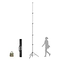 ?16' Heavy Duty? RAUBAY Extreme Tall Video Camera Sports Tripod Stand Air-Cushioned Telescoping Aluminium Alloy Light Stand with 1/4"& 3/8" Screw
