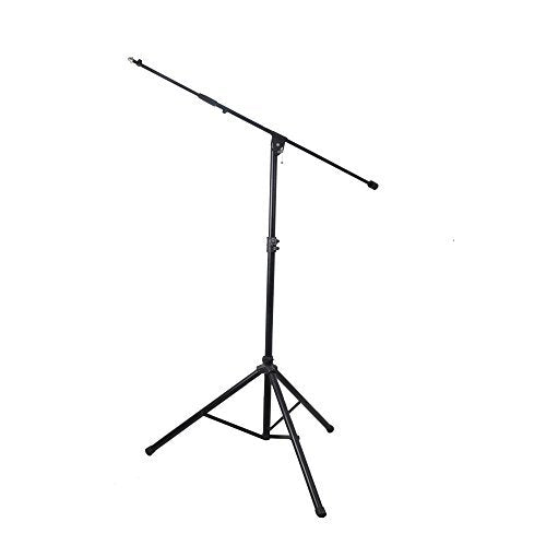 Pyle Strongest HIgh-Performance Adjustable Microphone Suspension Boom Stand | Tripod Mic Stand Mic Adapter & Clamp - Stage, Karaoke Studio, Durable