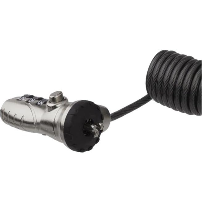 StarTech 6ft (1.8m) Self-Coiling Laptop Cable Lock, TAA