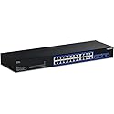 TRENDnet 28-Port Gigabit Switch with 4 x 10G SFP+ Ports, TEG-30262, 24 x Gigabit Ports, 4 x 10G SFP+ Ports, 128Gbps, 1U Rack Mountable, NDAA TAA