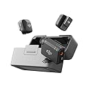 DJI Mic Mini (2 TX + 1 RX + Charging Case), Wireless Lavalier Microphone for iPhone/Camera/Android, Ultralight, Detail-Rich Audio, 48h Use, Noise