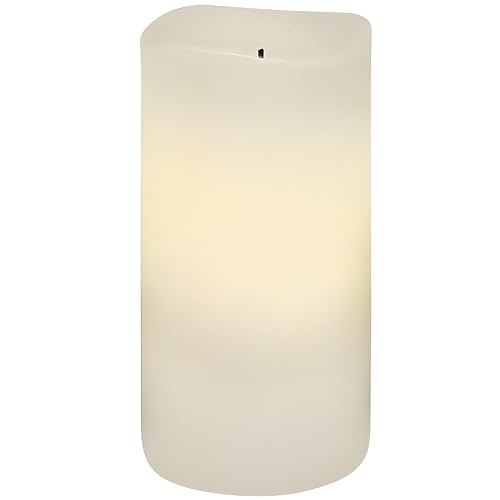 Brite Star Flameless Décor, White Wax