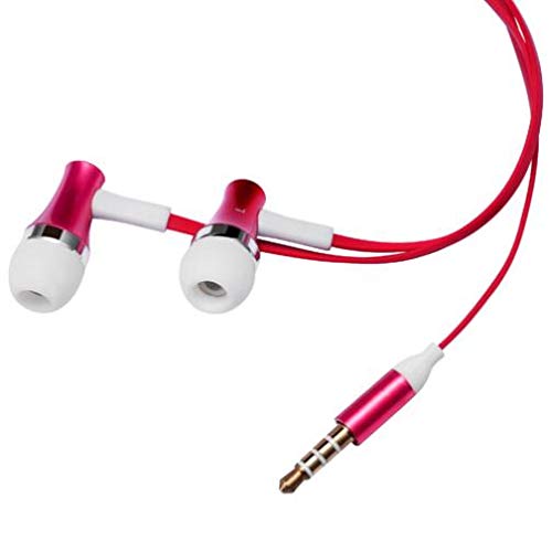 Wired Earphones Hi-Fi Sound Headphones Handsfree Mic for Moto G Stylus, Headset Metal Earbuds in-Ear Earpieces Microphone Compatible with Motorola…