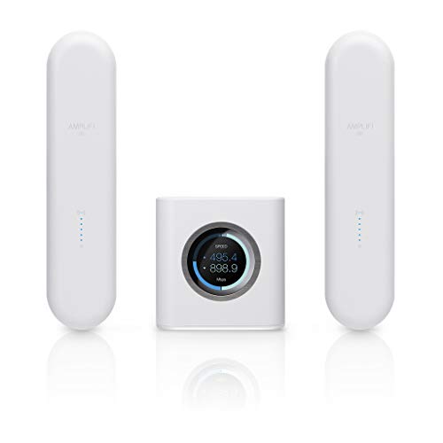 AmpliFi HD WiFi System by Ubiquiti Labs, Seamless Whole Home Wireless Internet Coverage, HD WiFi Router, 2 Mesh Points, 4 Gigabit Ethernet, 1 WAN