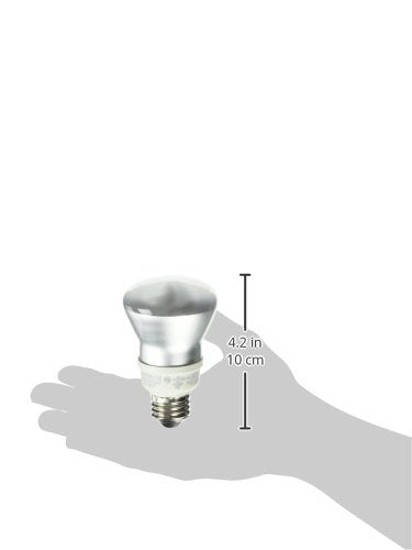 TCP Lighting 1R2009 Compact Fluorescent CFL Spiral Bulb E26 120V 9W 2700K, White