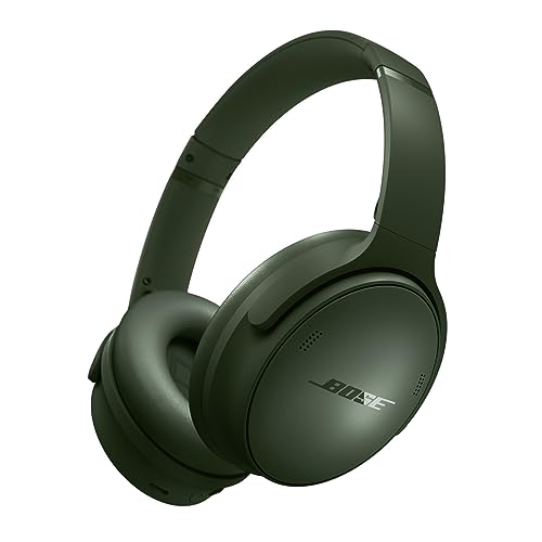 Bose QuietComfort Bluetooth Headphones, Wireless Headphones with Active Over Ear Noise Cancelling and Mic, Deep Bass, Up to 24 Hours of Playtime…