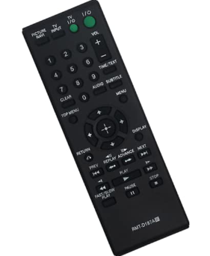RMT-D187A Replace Remote Compatible with Sony DVD Player DVP-NS710H DVP-SR200P