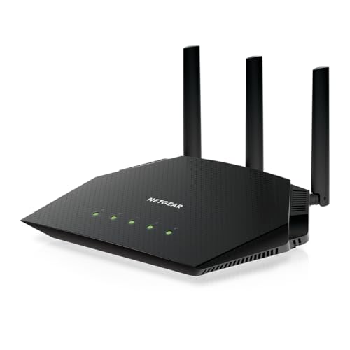 NETGEAR Nighthawk WiFi 6 Router (RAX36) - Router Only, AX3000 3 Gbps Wireless Speed - Dual-Band Gigabit Internet - Covers 2,000 sq. ft., 25 Devices