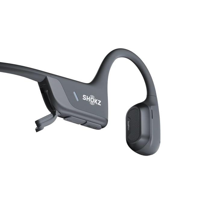 SHOKZ OpenRun Pro 2 Mini - Premium Bone Conduction Open-Ear Bluetooth Sport Headphones Black (Renewed)